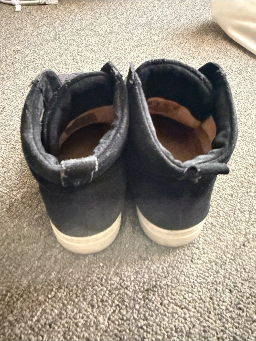 Naturalizer Black Quilted High-Top Sneakers